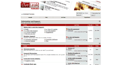 Desktop Screenshot of forums.liveleak.com